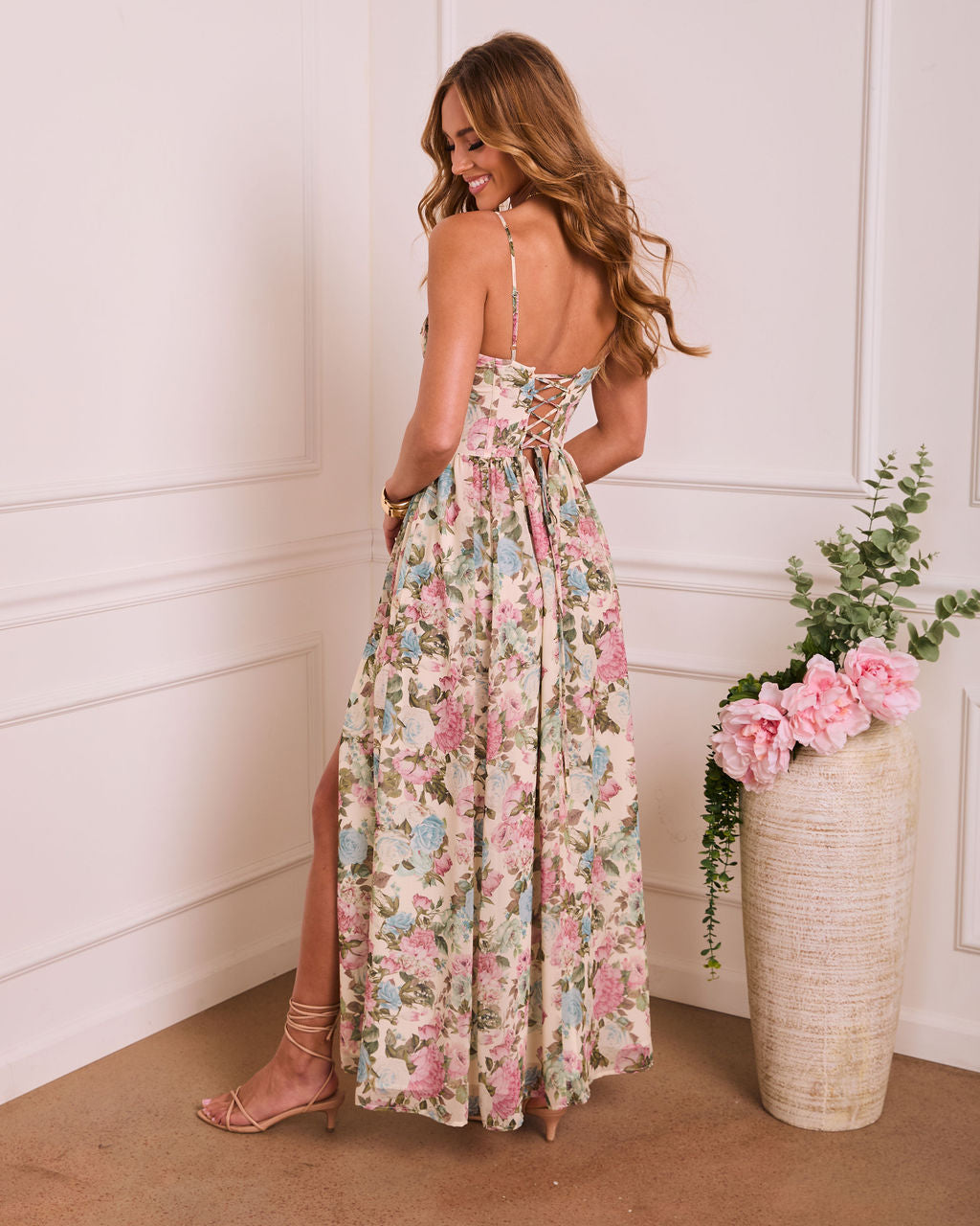 Morning Harmony Floral Maxi Dress - Image 4