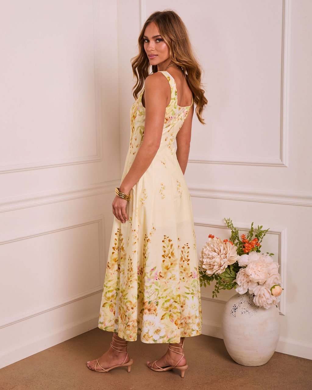 Early Petals Floral Maxi Dress - Image 4