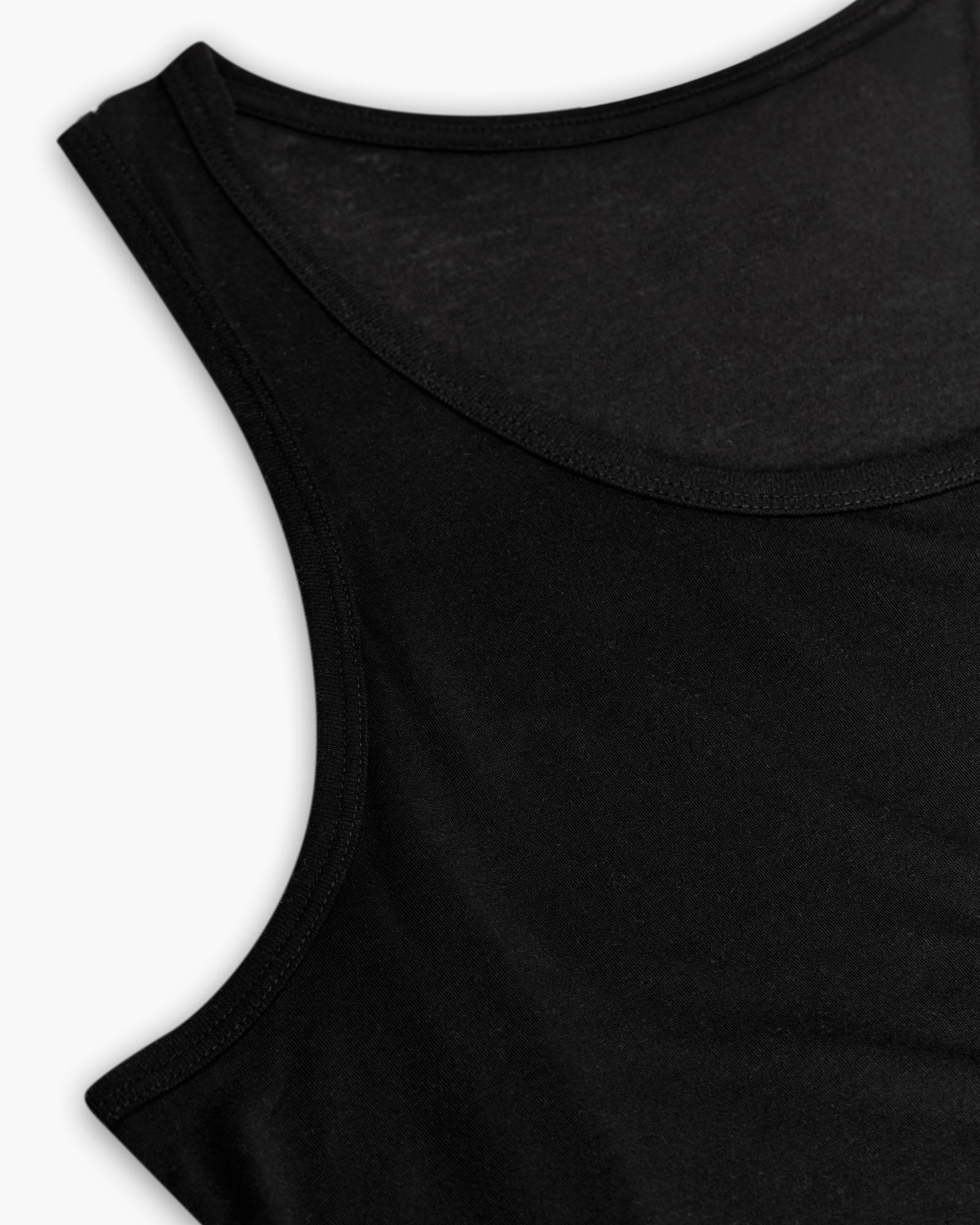Modal Jersey Tank - Black - Image 5