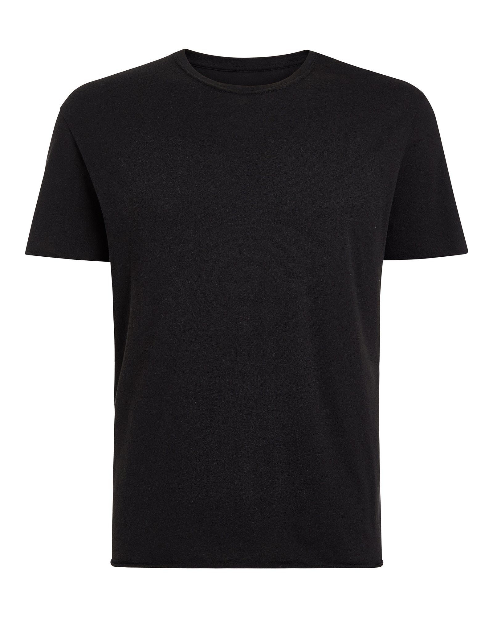 Vintage Jersey Crew Neck Tee - Black - Image 4