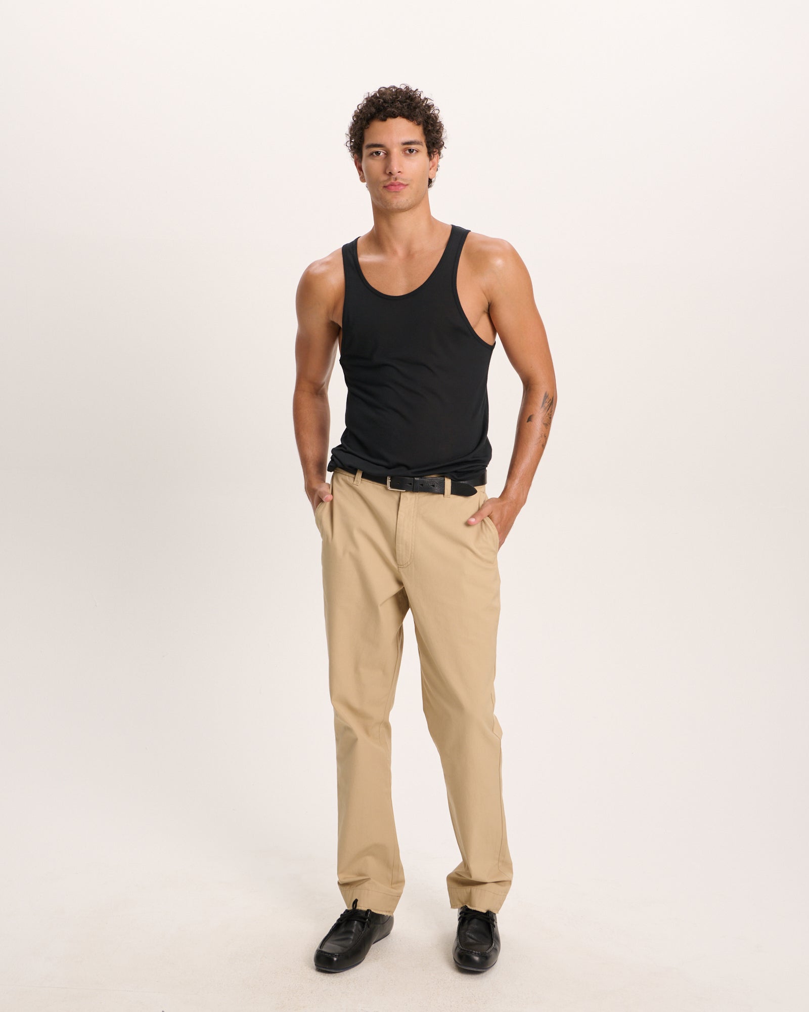 Modal Jersey Tank - Black - Image 3