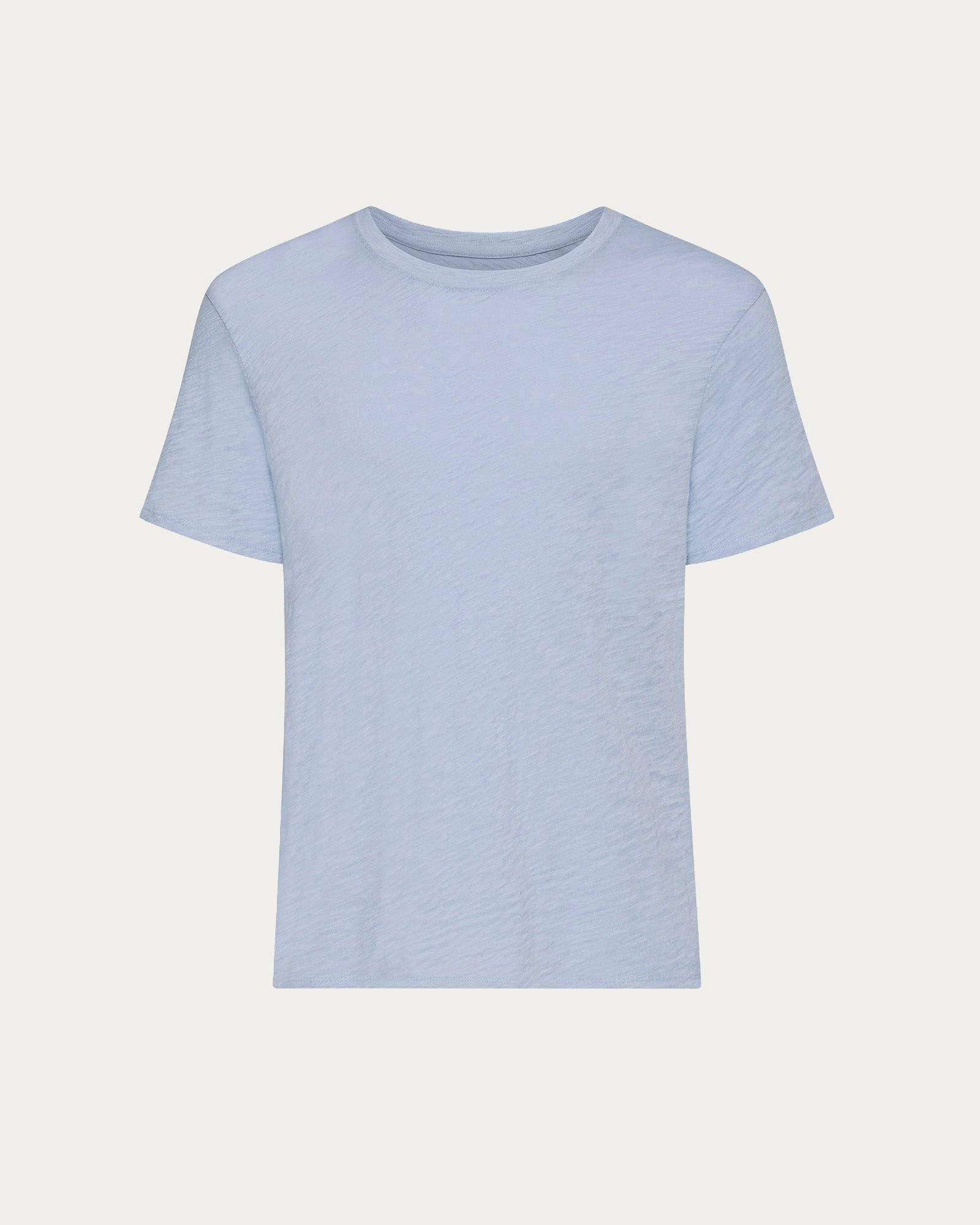 Slub Jersey Crew Neck Tee - Cool Water - Image 5