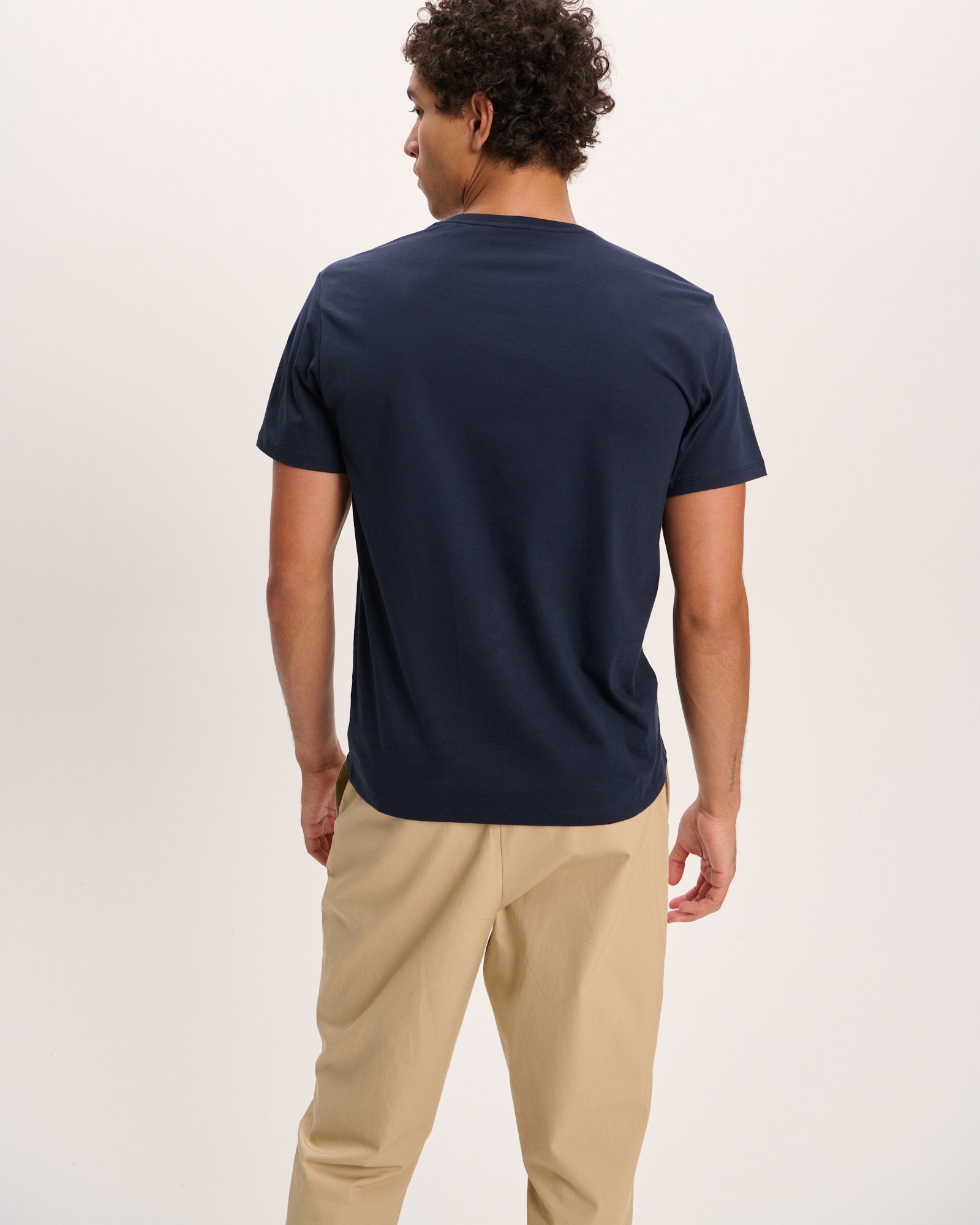 Classic Jersey Crew Neck Tee - Midnight - Image 2