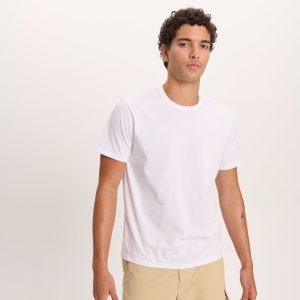 Classic Jersey Crew Neck Tee - White