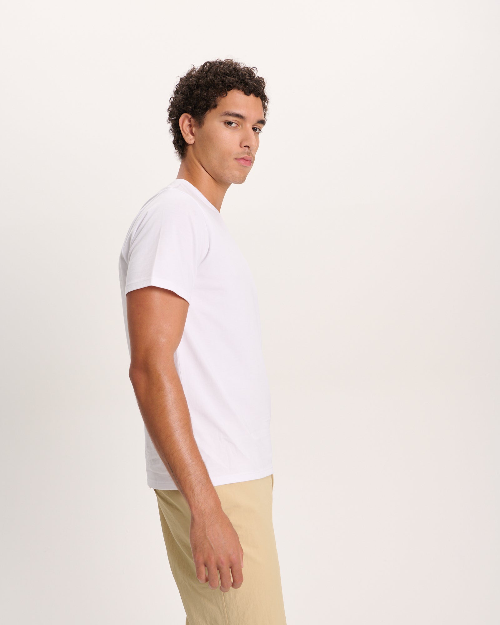 Classic Jersey Crew Neck Tee - White - Image 2