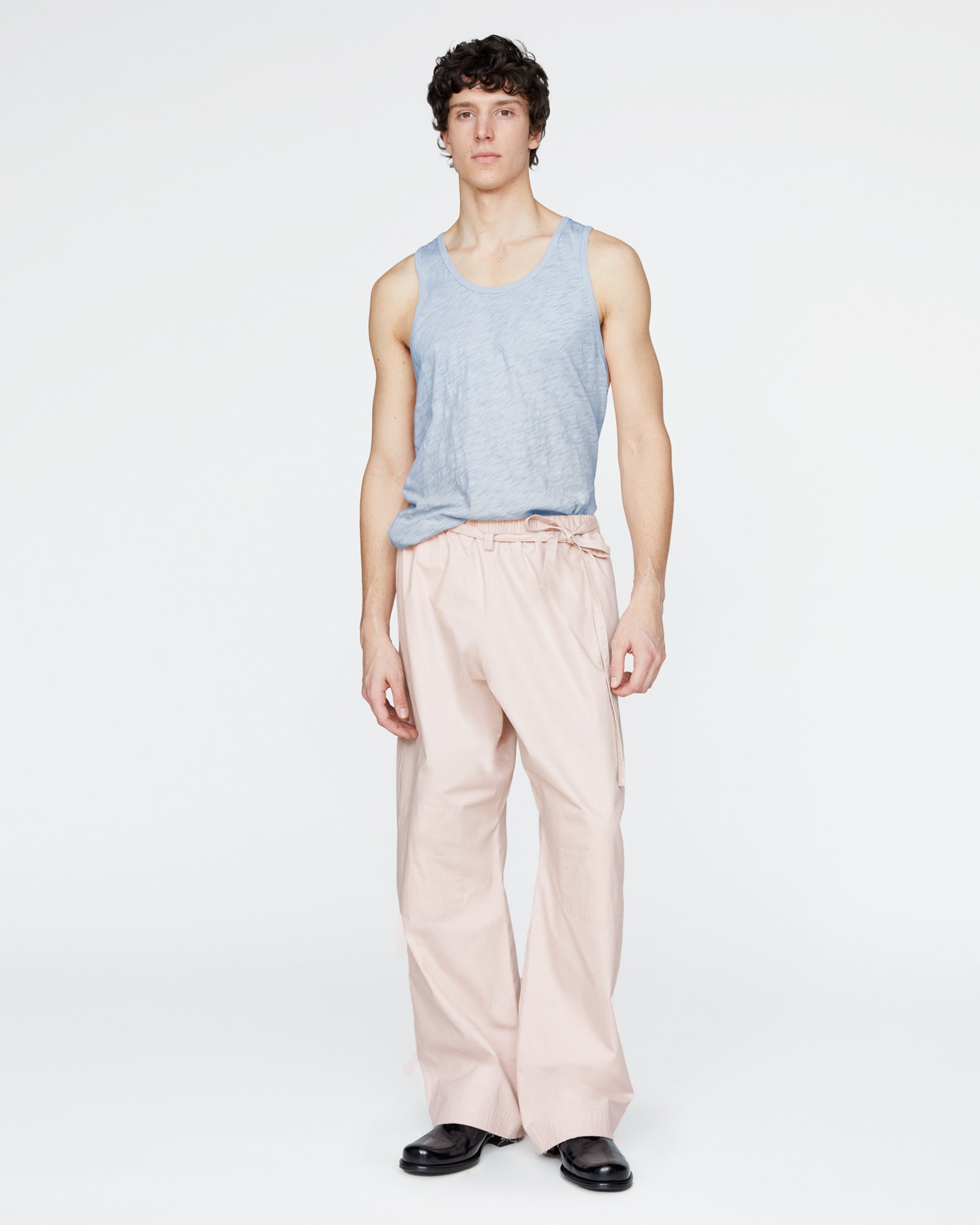 Slub Jersey Destroyed Tank - Cool Water - Image 2