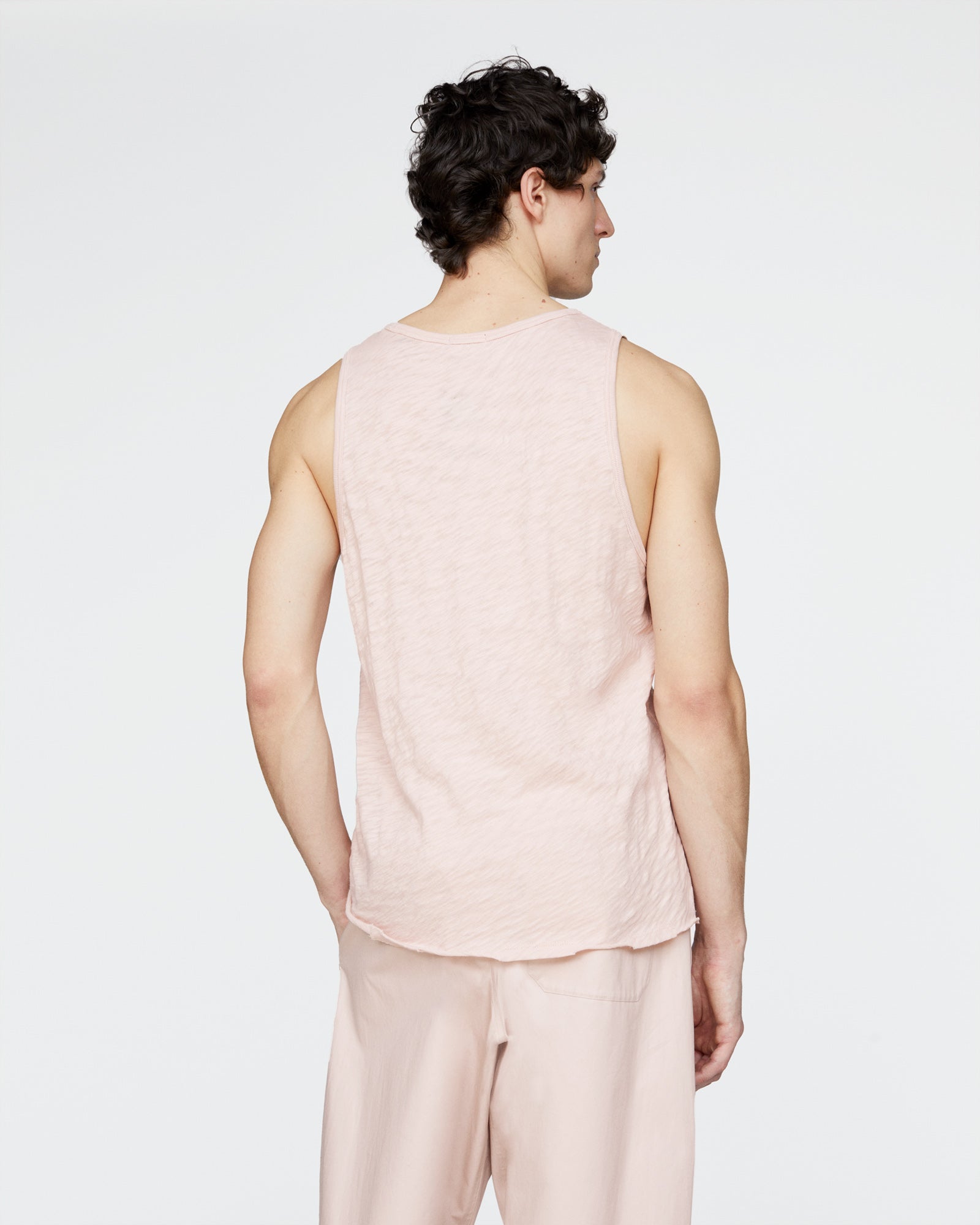 Slub Jersey Destroyed Tank - Faded Rose - Image 4