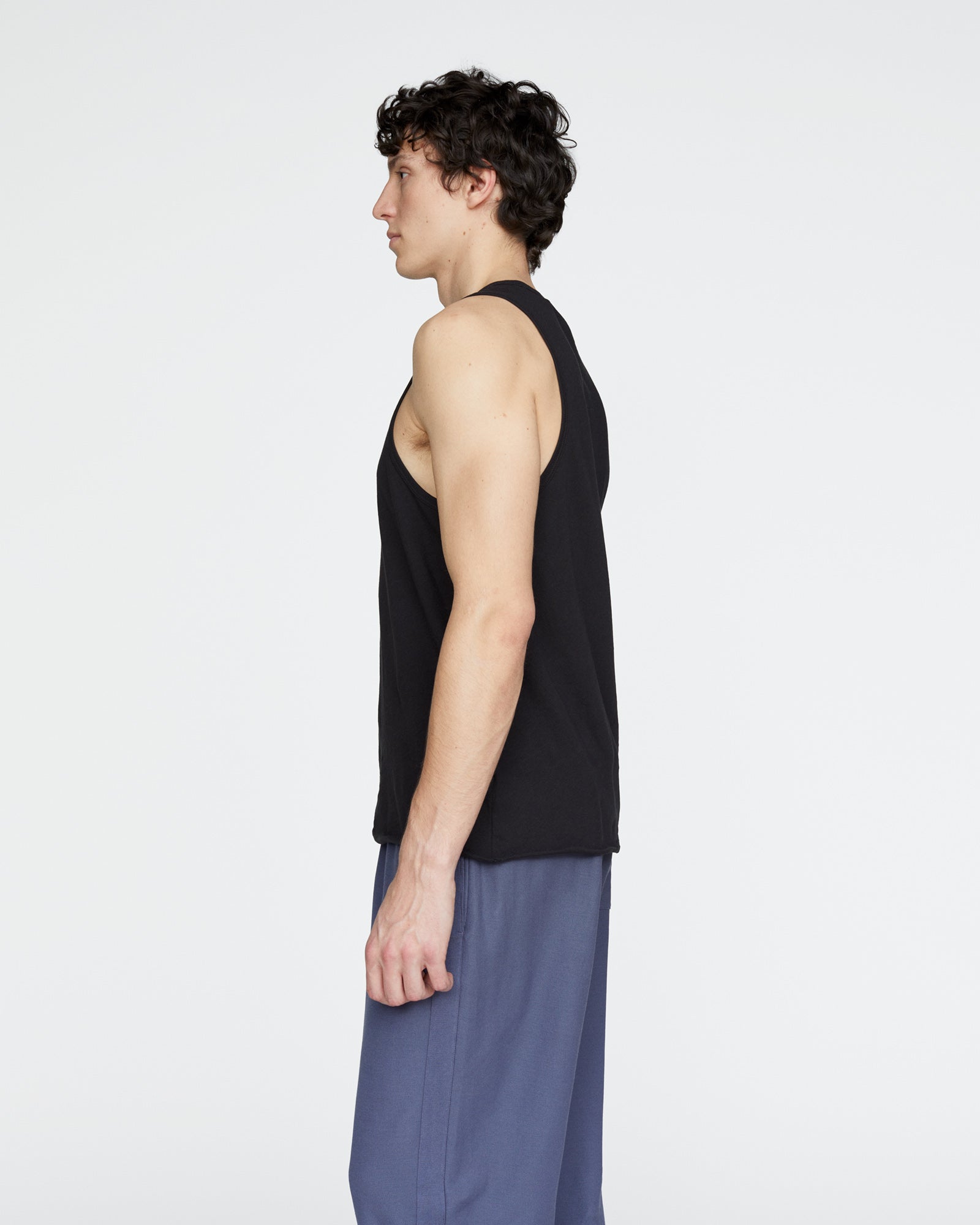 Vintage Jersey Tank - Black - Image 3