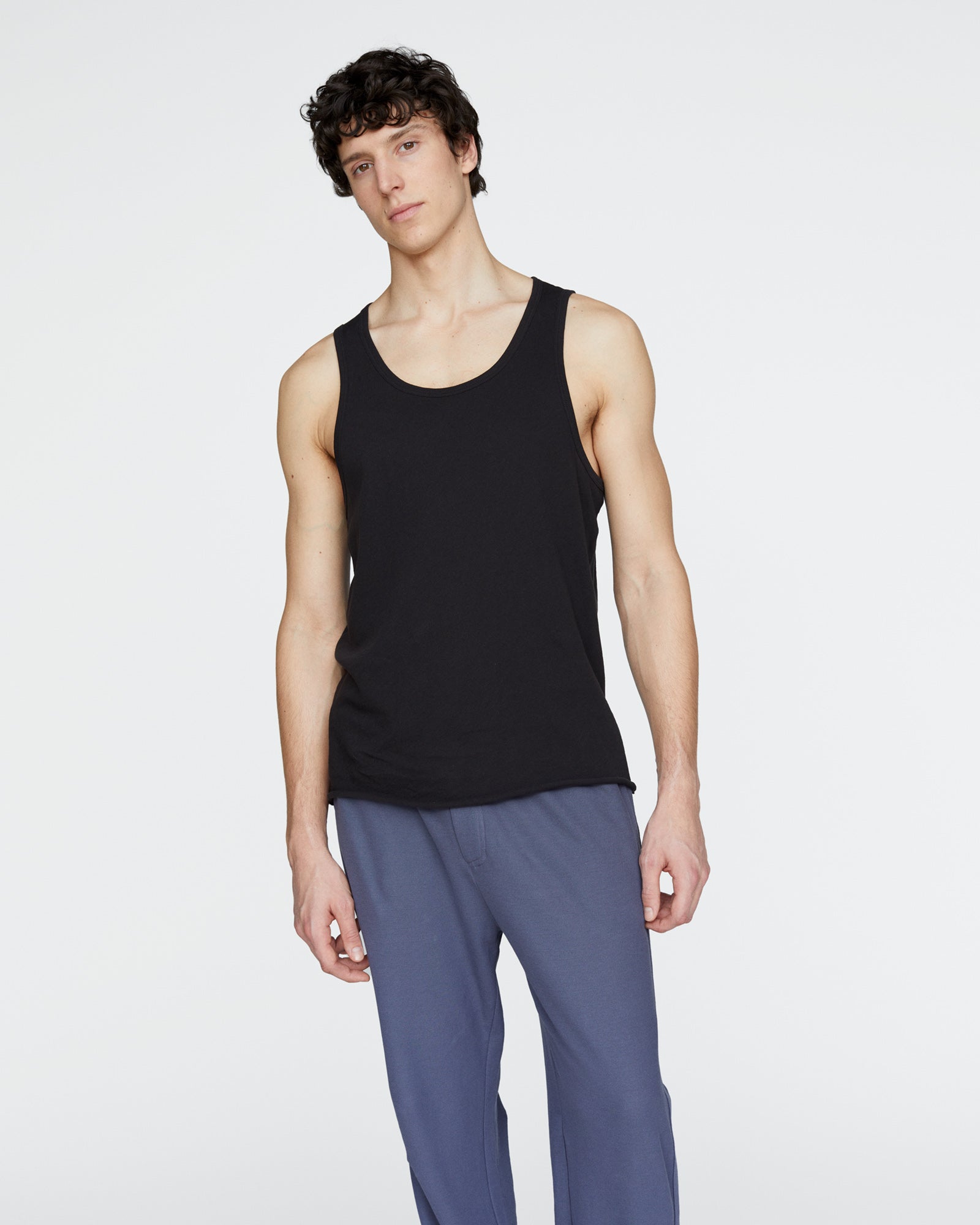 Vintage Jersey Tank - Black