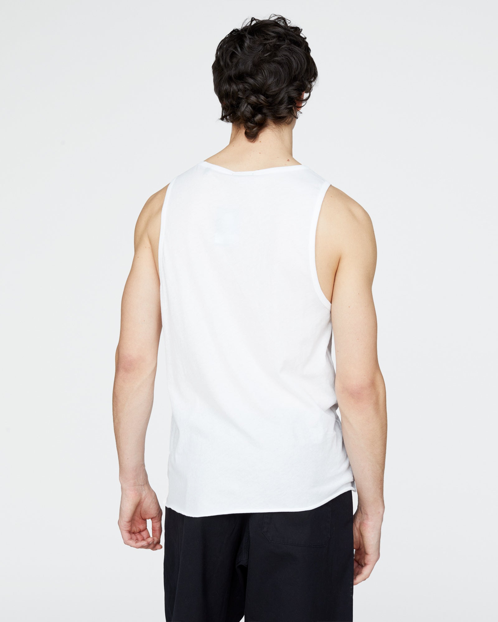 Vintage Jersey Tank - White - Image 4