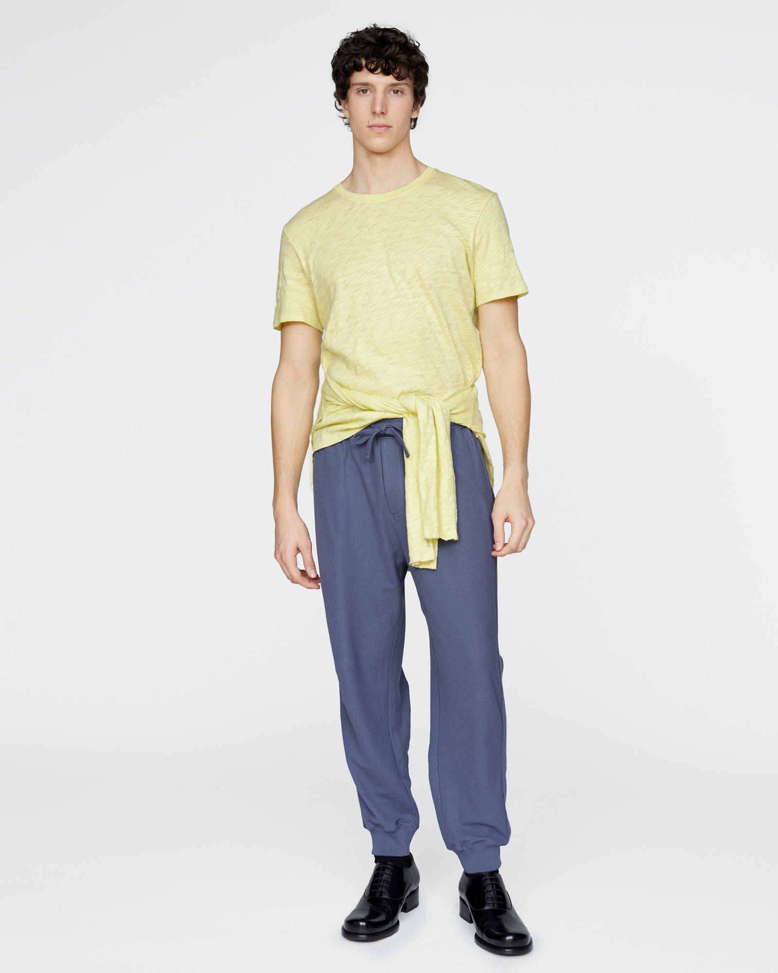 Slub Jersey Crew Neck Tee - Mellow Yellow - Image 2